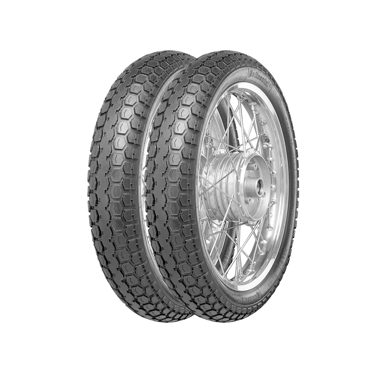 Continental KKS 10 Rf. 2.25 - 19 41B TT (voor/achter)